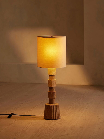 Soho Home Beauden Floor Lamp In Brown