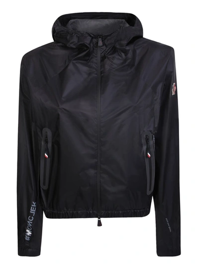 Moncler Grenoble Crozat Hooded Jacket In Black