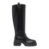 Tod's Platform Boots In Black