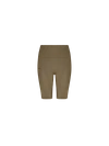 Pangaia Women's Plant-stretch Compressive Cycle Shorts — Soil Brown In Soil Brown