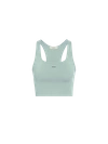 Pangaia Women's Plant-stretch Compressive Sports Bra — Eucalyptus Blue In Eucalyptus Blue