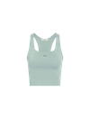 Pangaia Women's Plant-stretch Compressive Ribbed Tank Top — Eucalyptus Blue In Eucalyptus Blue