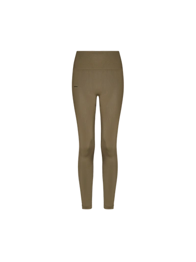 Pangaia Women's Plant-stretch Compressive Leggings — Soil Brown