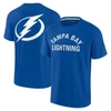 FANATICS SIGNATURE UNISEX FANATICS SIGNATURE ROYAL TAMPA BAY LIGHTNING ELEMENTS SUPER SOFT SHORT SLEEVE T-SHIRT