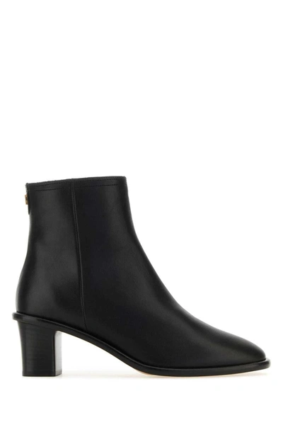 Isabel Marant Gelda Leather Ankle Boots In Black