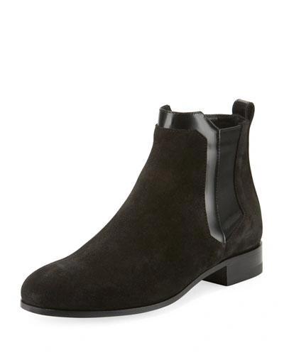 Pierre Hardy Miss Drugstore Suede Ankle Boot In Black