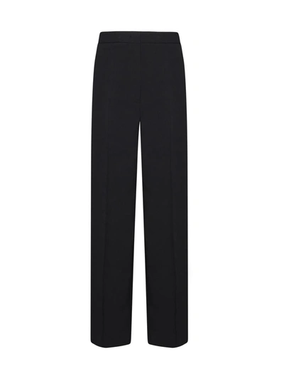 Blanca Vita Tailored Cropped Trousers In Onice
