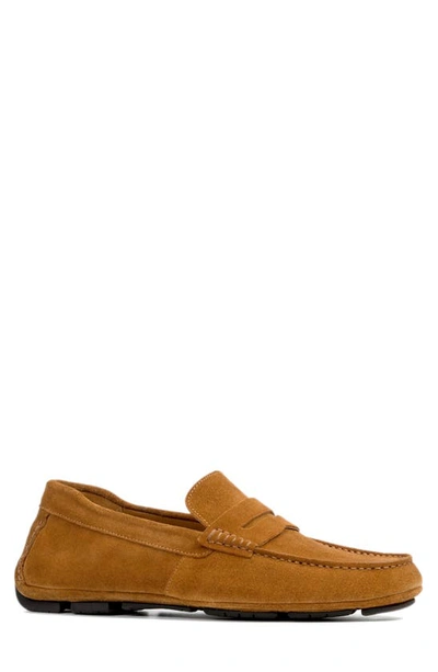 Anthony Veer Men's Cruise Driver Slip-on Leather Loafers In Camel