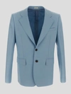 Alexander Mcqueen Wool Jacket In Paleblue