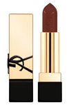 Saint Laurent Rouge Pur Couture Caring Satin Lipstick With Ceramides In Effortless Maroon