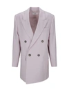 Ami Alexandre Mattiussi Ami Paris Blazers & Vests In Powder Pink