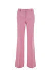 Etro Viscose Blend Flared Pant In Pink