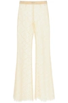 Dsquared2 Super Flared Lace Pants In White