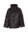 Barbour Black Down Jacket In Brown