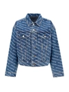 Alexander Wang Logo Print Denim Jacket