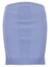Herve Leger Hervé Léger Mix Zipped Knitted Skirt