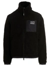 Axel Arigato Billie Fleece Jacket In Soft Teddy Fabric In Black