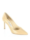 JIMMY CHOO Romy Leather Pumps