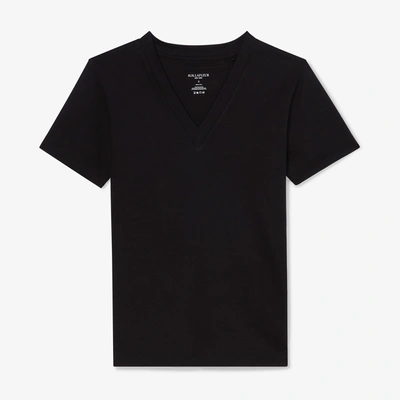 M.m.lafleur The Lee T-shirt-pima Cotton In Black