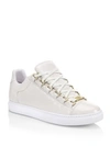 BALENCIAGA Arena Leather Low-Top Sneakers