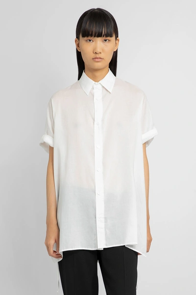 Yohji Yamamoto Woman White Shirts