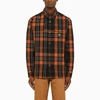 Dickies Nimmons Plaid Button-up Shirt In Orange