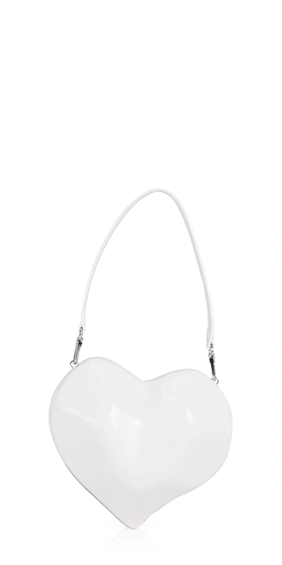 Simon Miller Molded Heart Bag White