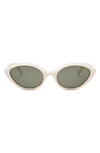 Celine Bold Three-dot Acetate Square Sunglasses In Ivory