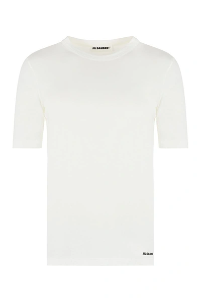 JIL SANDER JIL SANDER LOGO PRINT T-SHIRT