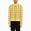 Marni Men's Windowpane Track Jacket In Yellow