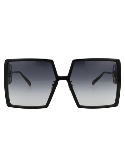 Philipp Plein Plein Diva Sunglasses In 0700 Black