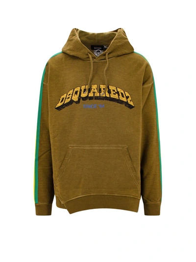 Dsquared2 Sweatshirt In Brown
