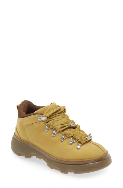 Burberry Mf Trek Hiking Sneaker In Yellow