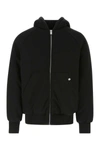 Alyx Logo-embroidered Hooded Bomber Jacket In Black