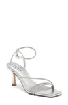 Steve Madden Meggie Crystal Ankle Strap Sandal In Rhinestone