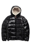 Save The Duck Kids' Gavin Puffer Jacket In Black
