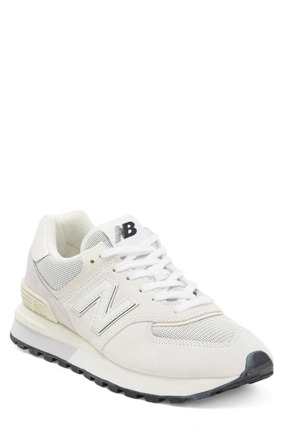 New Balance Gender Inclusive 574 Sneaker In Grey/ White