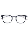 Thom Browne Wayfarer Square-frame Glasses In Black