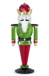 Swarovski Holiday Cheers Nutcracker Crystal Figurine In Green Multicolored
