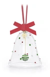 Swarovski Holiday Cheers Dulcis Bell Christmas Ornament In Red/ Green Multicolored