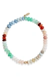 ANZIE BOHEME BEADED OPAL STRETCH BRACELET