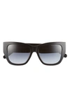 Marc Jacobs Women's Marc 695/s 55mm Cat-eye Sunglasses In Black