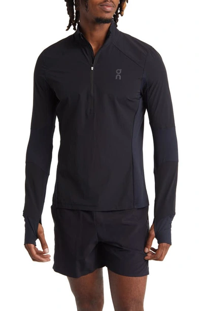 On Trail Breaker Running Top In Black