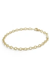 Lagos Signature Caviar Link Bracelet In Gold