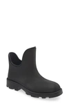 Burberry Man Ankle Boots Black Size 9 Plastic In Black