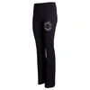 Concepts Sport Black Arkansas Razorbacks Enclave Tri-blend Flared Leggings In Black