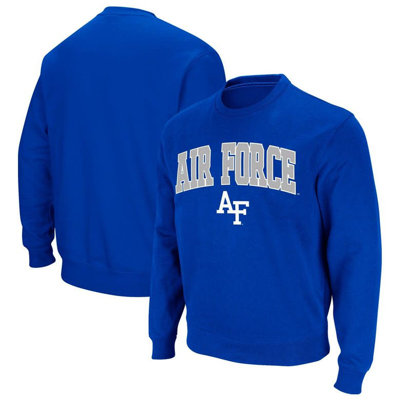 Colosseum Men's  Royal Air Force Falcons Arch & Logo Pullover Sweatshirt