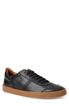 Bruno Magli Men's Bono Low-top Leather Sneakers In Black/black