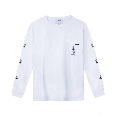 Maison Labiche Bug Faces Anglas T-shirt In White