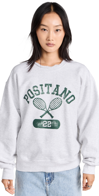 Firstport Positano Tennis Sweatshirt In Oatmeal Heather